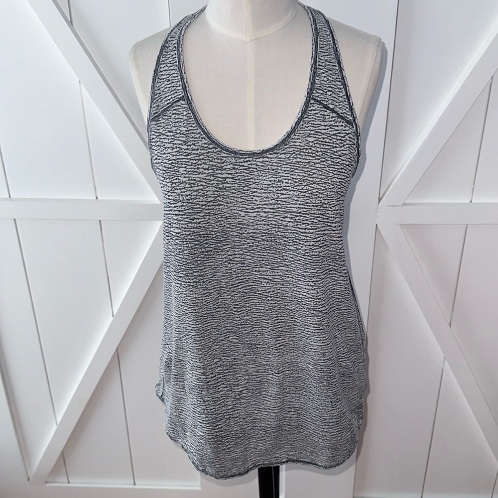 Lululemon Black/White Women's Tank Top